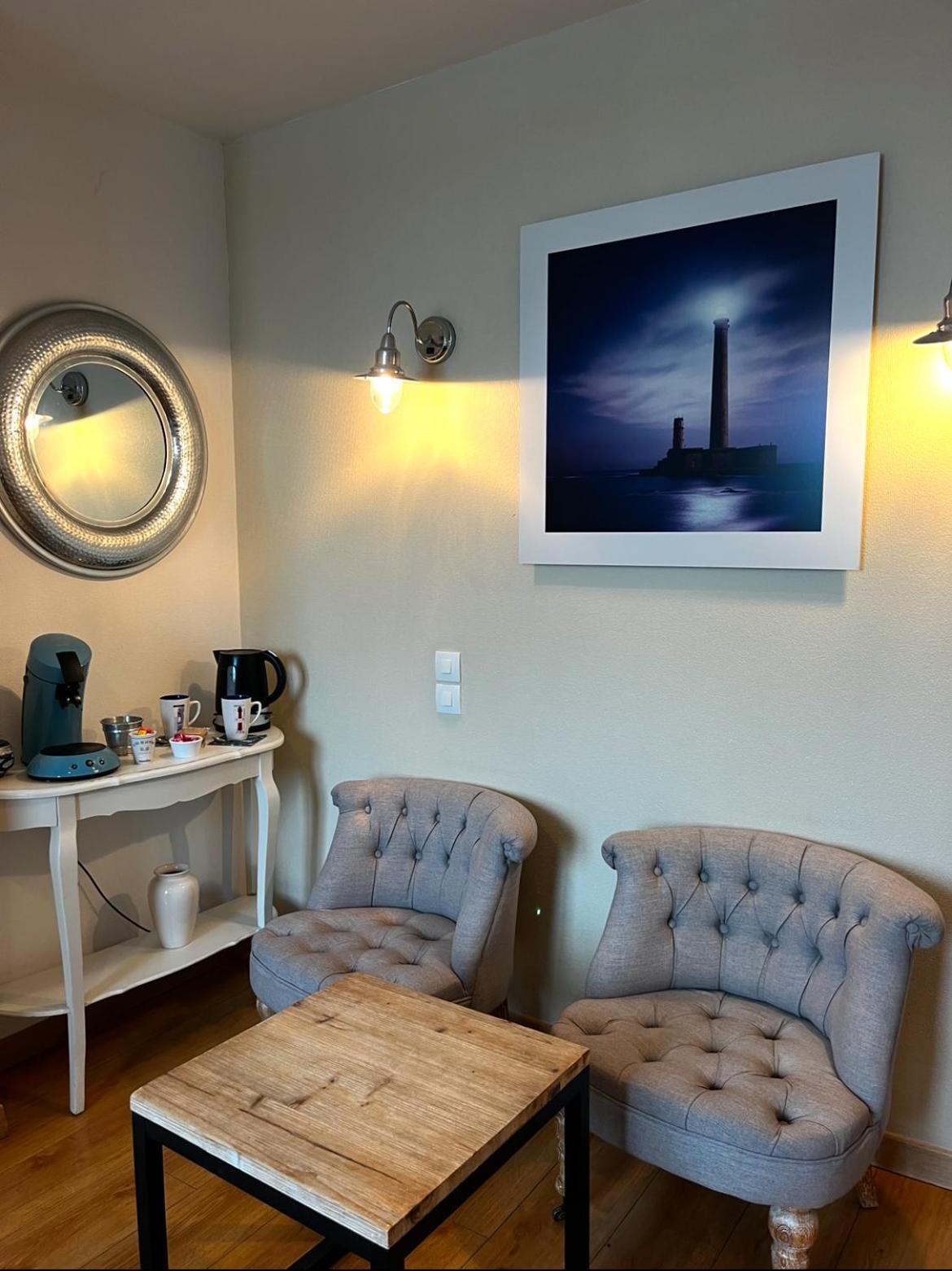 Les Transats Chambre Et Appartements Face A La Mer Barfleur Bagian luar foto
