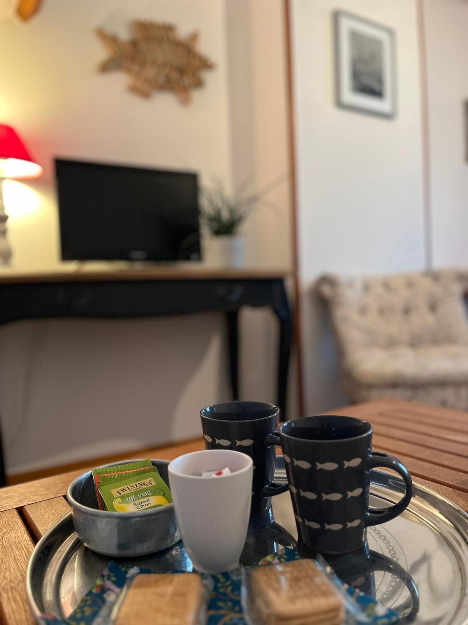 Les Transats Chambre Et Appartements Face A La Mer Barfleur Bagian luar foto