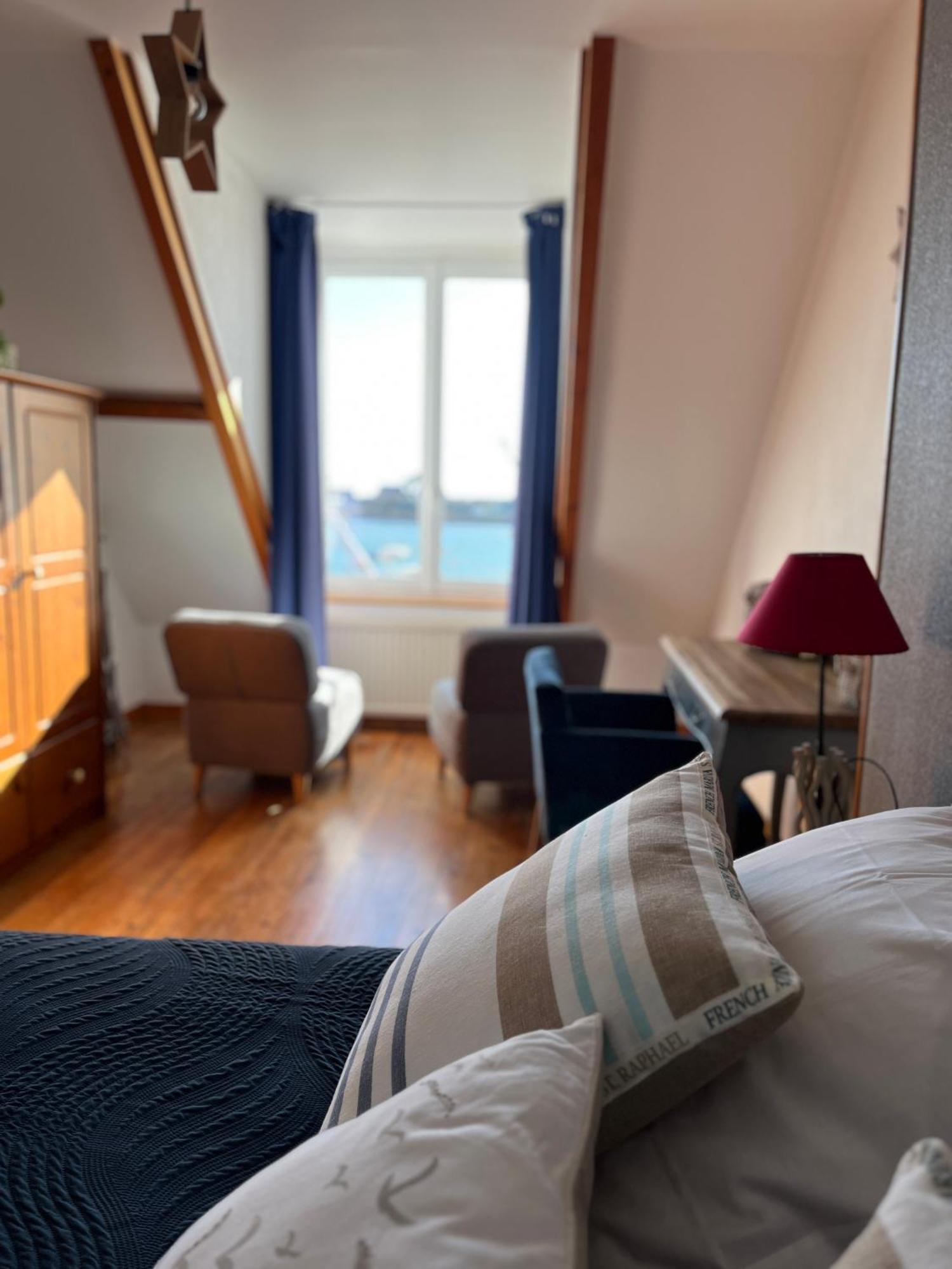 Les Transats Chambre Et Appartements Face A La Mer Barfleur Bagian luar foto